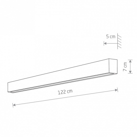 Накладной светильник Nowodvorski Straight Wall LED L 7560
