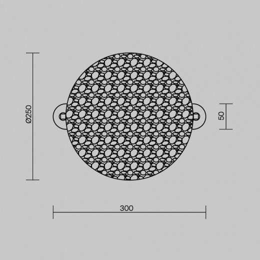Накладной светильник Maytoni Mangata MOD387WL-L8CH3K
