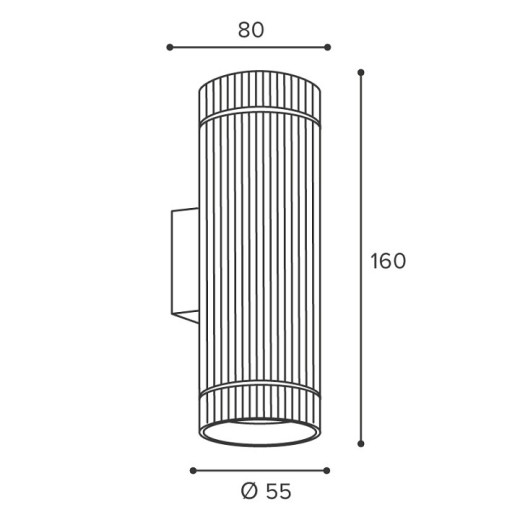 Накладной светильник Wolta NIMB WSL-GU10/W18WG-2