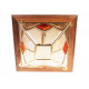 Накладной светильник Doge Luce 1028 1028/2PL-LN.Satinato+R.Rosso GOLD