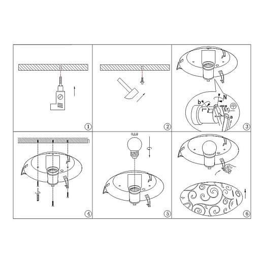 Накладной светильник Globo Bike 40400-1