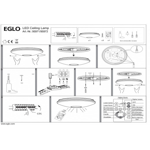 Накладной светильник Eglo Voltago 2 95972