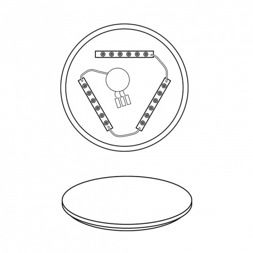 Накладной светильник Uniel Ronda-2 UL-00008883