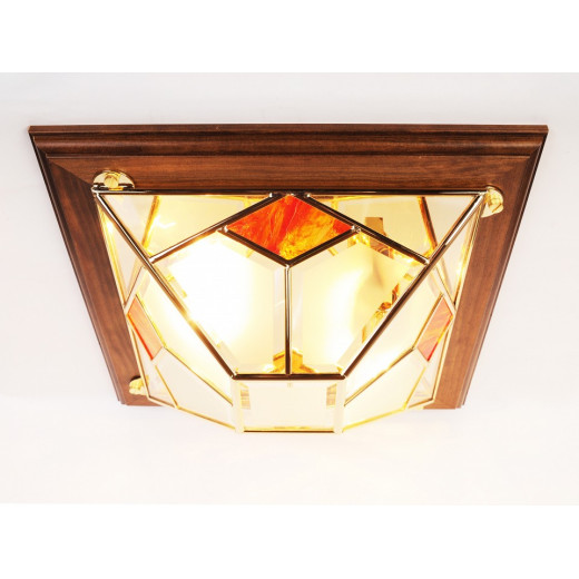 Накладной светильник Doge Luce 1028 1028/2PL-LN.Satinato+R.Rosso GOLD