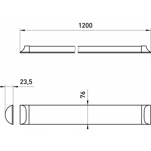 Накладной светильник Эра  SPO-5-40-4K-P (F)