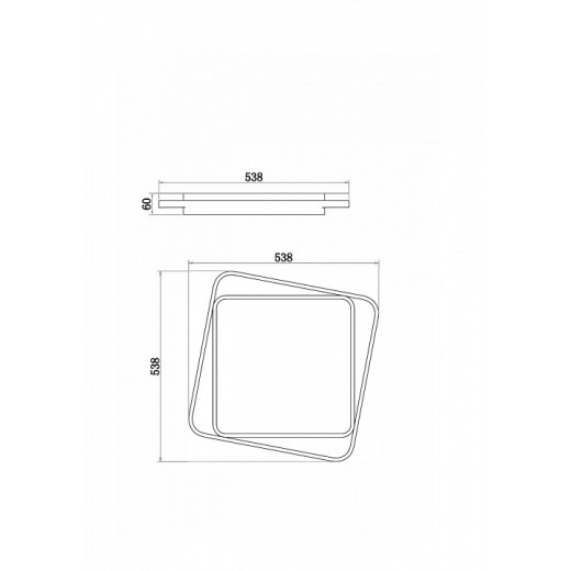 Накладной светильник Freya  FR10030CL-L88B