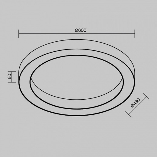 Накладной светильник Maytoni Technical Lua C093CL-45W3K-W