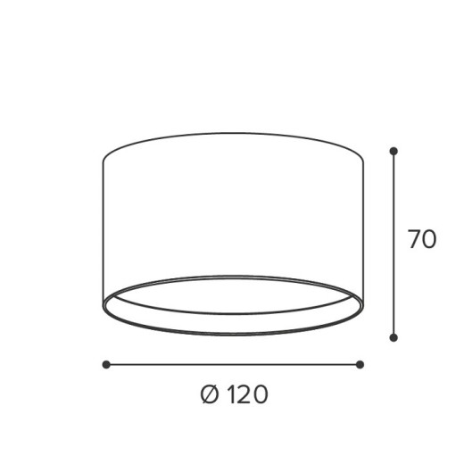 Накладной светильник Wolta BASIC WSL/GX70-01W