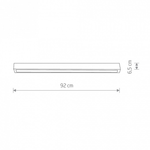 Накладной светильник Nowodvorski Straight Ceiling Led M 7558