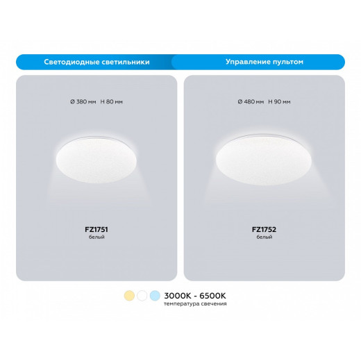 Накладной светильник Ambrella Light  FZ1751