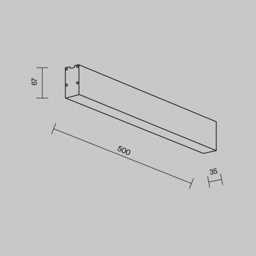 Накладной светильник Maytoni Technical  LL311034