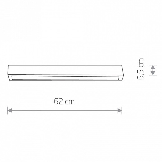Накладной светильник Nowodvorski Straight Ceiling Led S 7557