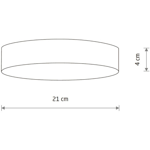 Накладной светильник Nowodvorski Lid Round Led 10417