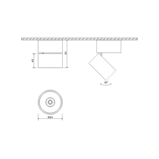 Накладной светильник Lumker I 00-00005110
