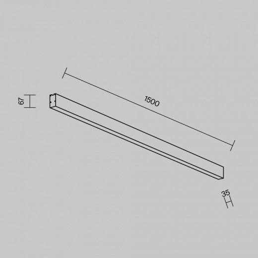 Накладной светильник Maytoni Technical  LL311037