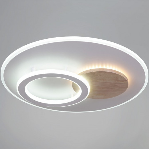 Накладной светильник 08397-0.5-470 WH+WOOD