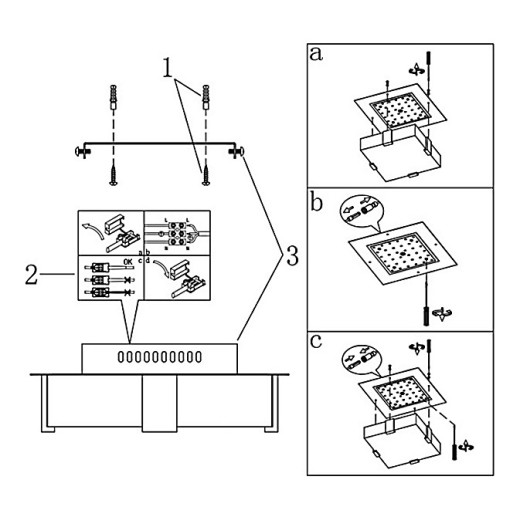 Накладной светильник Globo Abruzzo 67060D