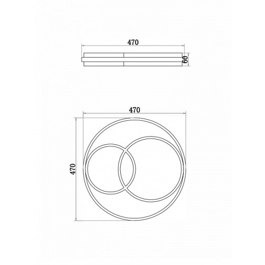Накладной светильник Freya  FR10029CL-L70W