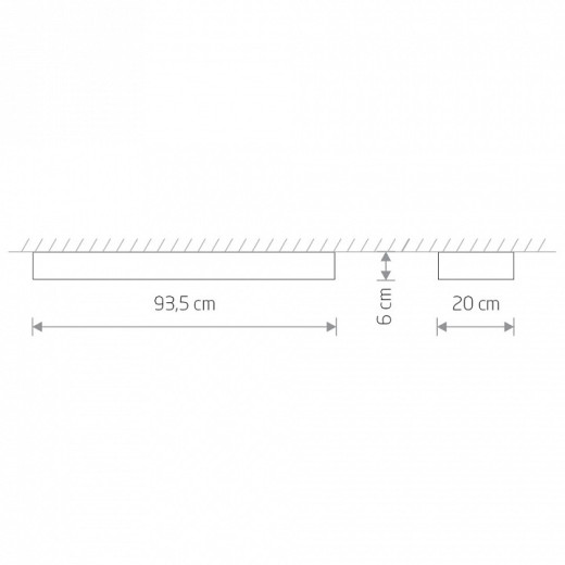 Накладной светильник Nowodvorski Soft Ceiling Led 90x20 7531