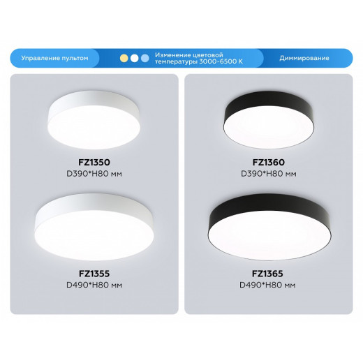 Накладной светильник Ambrella Light ORBITAL FZ1360