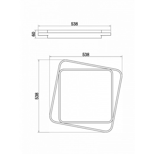 Накладной светильник Freya  FR10030CL-L88W