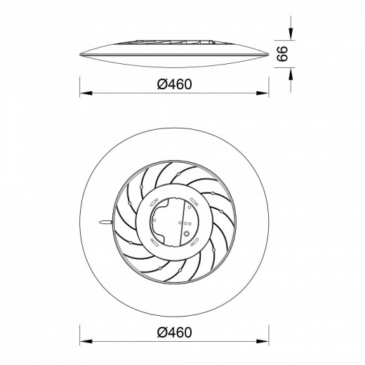 Накладной светильник Mantra SLIM 8692
