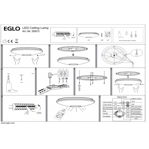 Накладной светильник Eglo Voltago 2 95973