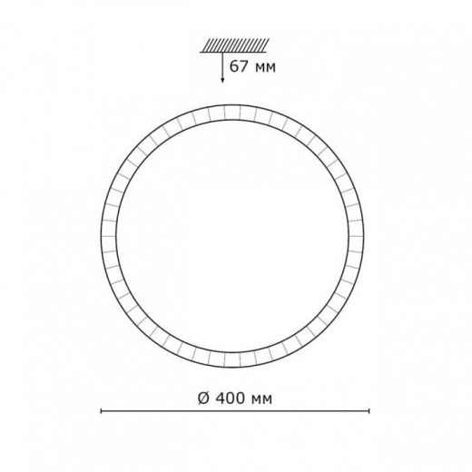 Накладной светильник Sonex Brisa 2036/DLN