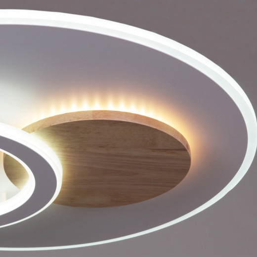 Накладной светильник 08397-0.5-470 WH+WOOD