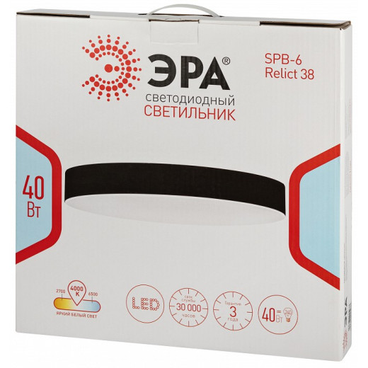 Накладной светильник Эра Relict Relict 38 SPB-6-40 4К WH