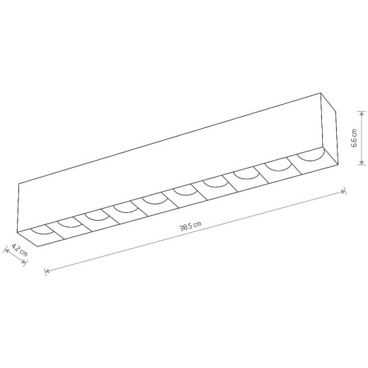 Накладной светильник Nowodvorski Midi Led 10053