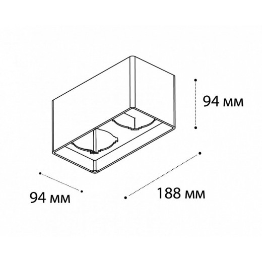Накладной светильник Italline FASHION FX FASHION FX2 white + FASHION FXR gold - 2шт.