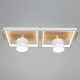 Накладной светильник 19560-0.3-2+2 WH+WOOD