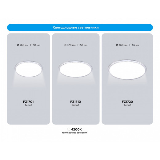 Накладной светильник Ambrella Light  FZ1710