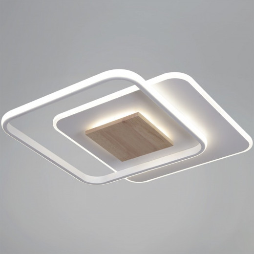 Накладной светильник 08000-0.5-450 WH+WOOD