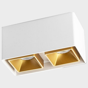 Накладной светильник Italline FASHION FX FASHION FX2 white + FASHION FXR gold - 2шт.