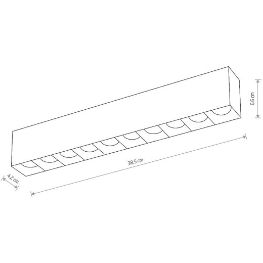Накладной светильник Nowodvorski Midi Led 10060