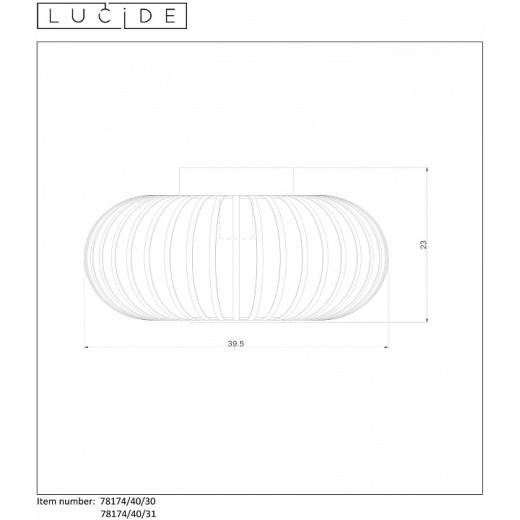 Накладной светильник Lucide Manuela 78174/40/31
