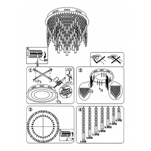 Накладной светильник Globo Novita 68346-12
