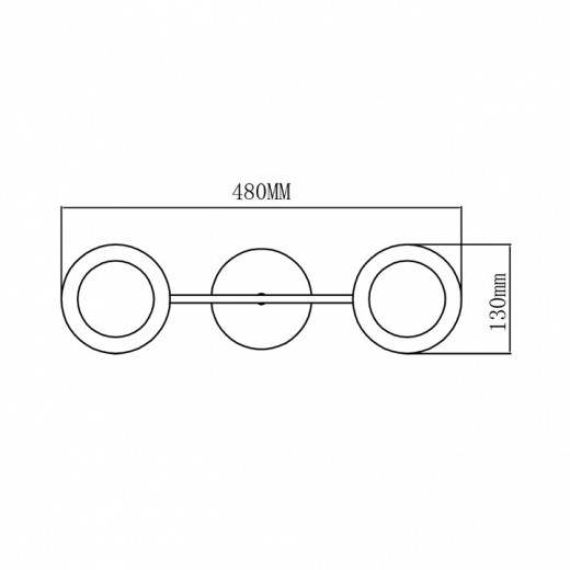 Накладной светильник Escada MUSE 1100/2P