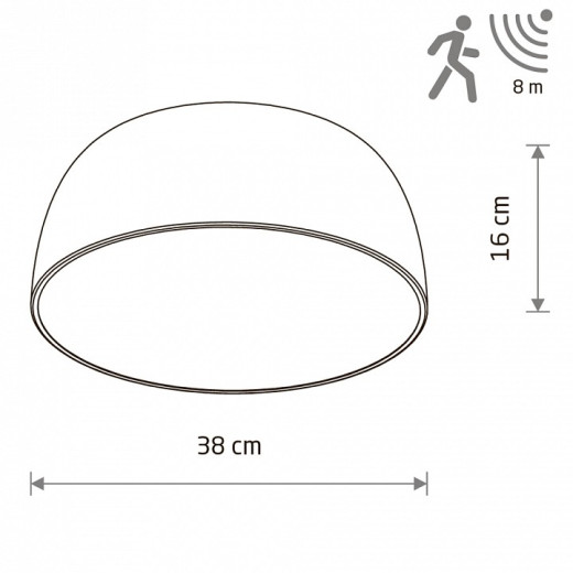 Накладной светильник Nowodvorski Satellite S Sensor 8010