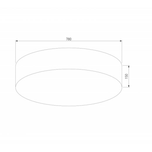 Накладной светильник TK Lighting Rondo 5638 Rondo Linen