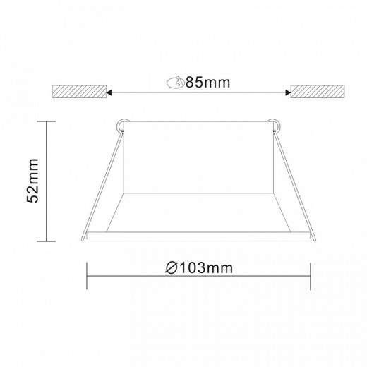 Встраиваемый светильник ST-Luce Grosi ST207.408.01