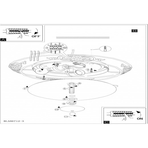Накладной светильник Eglo Mestre 86712