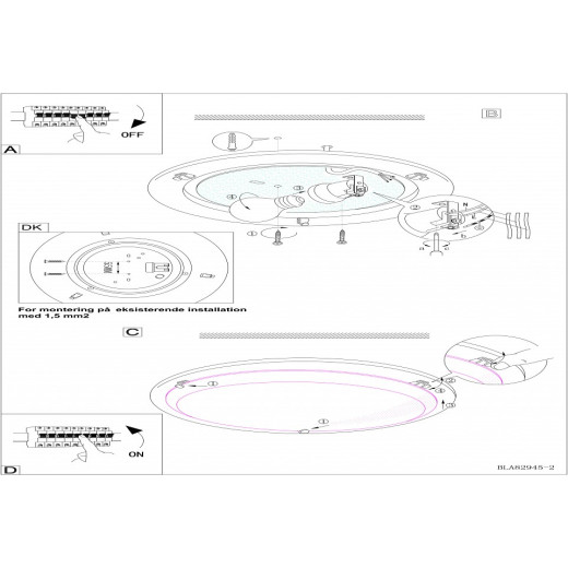 Накладной светильник Eglo Planet 82942
