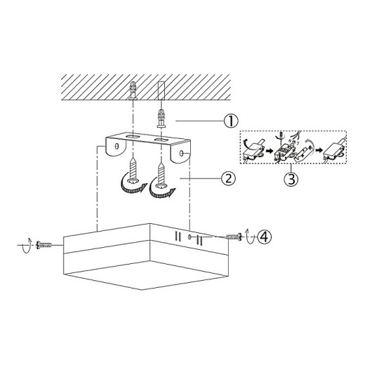 Накладной светильник Globo Merula 41651