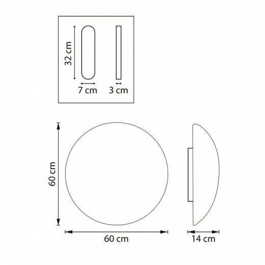 Накладной светильник Lightstar Genova 610666