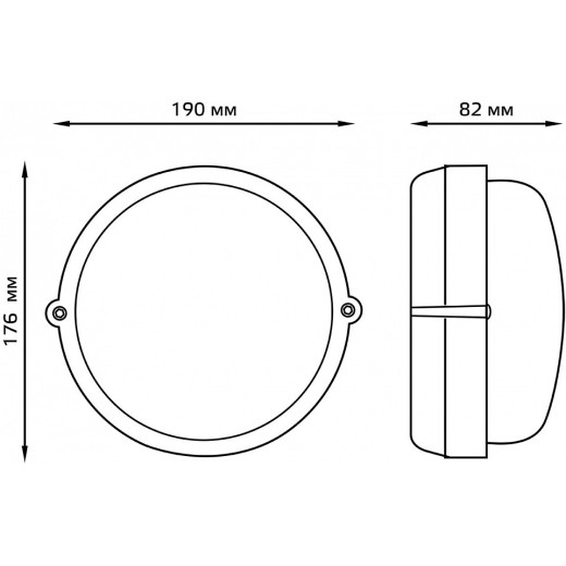 Накладной светильник Gauss НБП 926602106