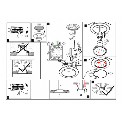 Встраиваемый светильник Eglo Peneto 94242