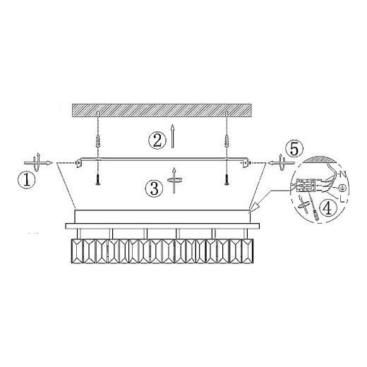 Накладной светильник Globo Silurus 49220-15W